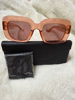Prive' Revaux Polarized Pink Square Ladies Sunglasses